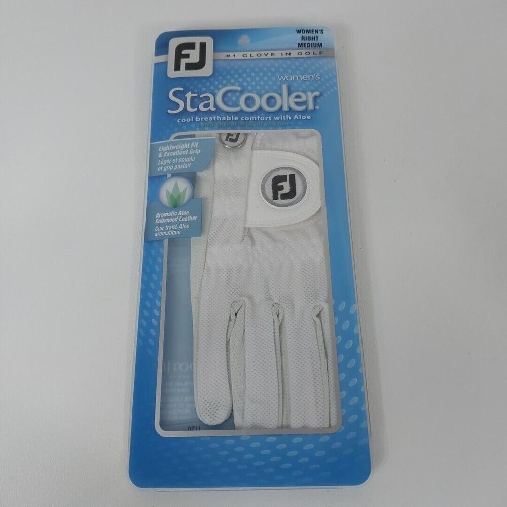 FootJoy StaCooler Original Style Golf‎ Gloves for Women Right Hand Medium White